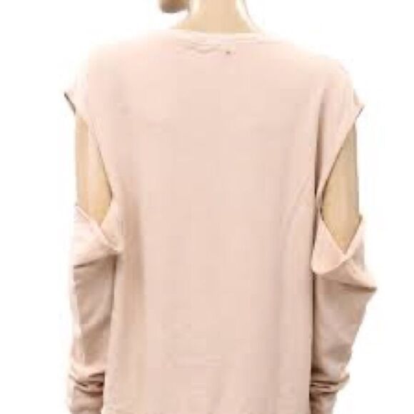 Sanctuary double shoulder cutout top long sleeve‎ sweatshirt sz S - Picture 6 of 6